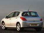 Peugeot 308 5-Door 2008 года (UK)